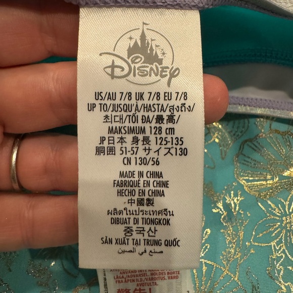 Disney Ariel 3 piece bikini - Picture 3 of 8